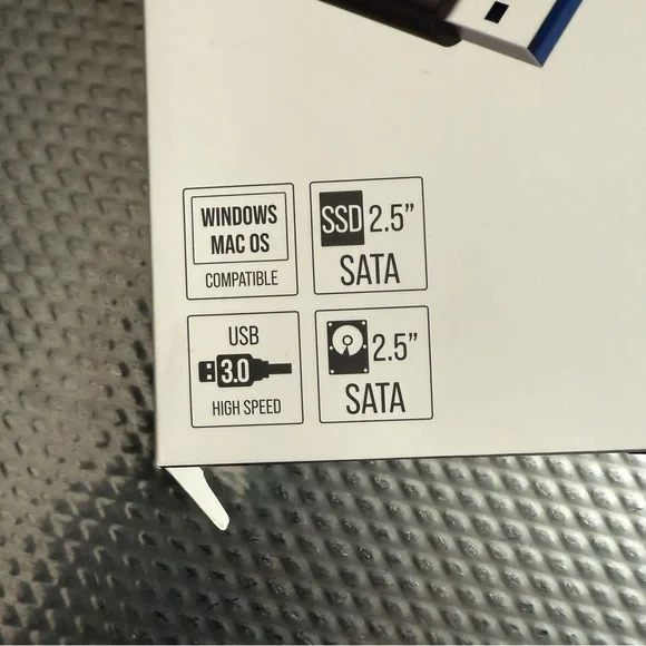 Sabrent SATA to USB Cable - USB 3.0 to 2.5” SATA I/II/III Hard Drive Adapter - Picture 6 of 6